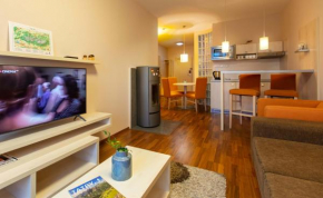 Súkromné apartmány v Crocuse s výhľadom na hory